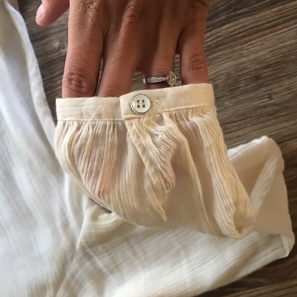 Long sleeve gauze flowy dress - Picture 2 of 4